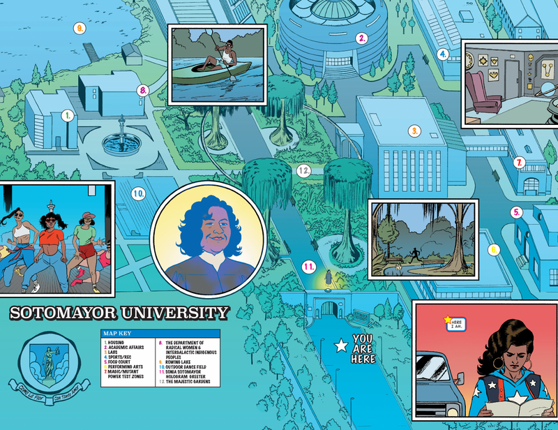 Illustration for article titled America Chavez Is Heading to College—to Punch People Throughout History
